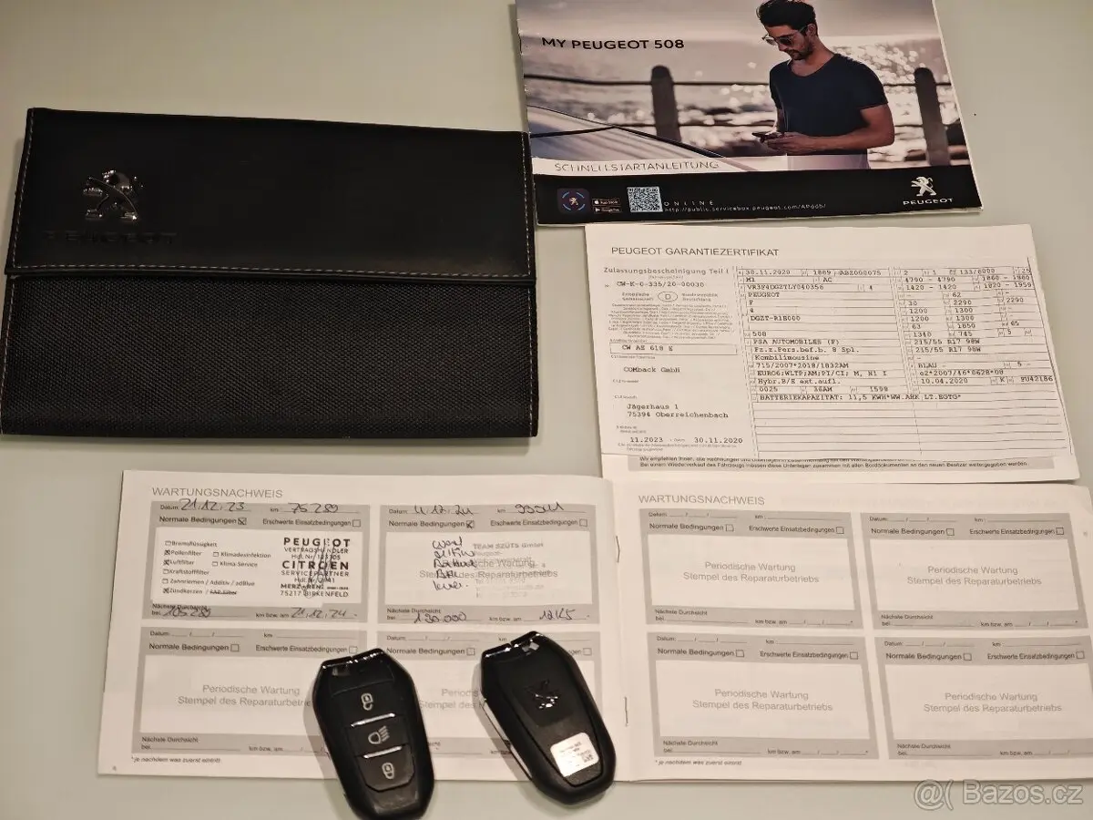 Peugeot 508 Hybrid SW 225 NOVÁ BATERIE 165kw 120tis 2